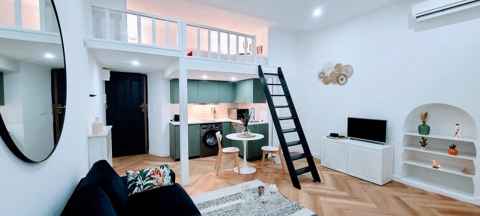 Studio Elegant 4 Couchages Front De Mer Clim Parking Privatif Wifi Nice Buitenkant foto